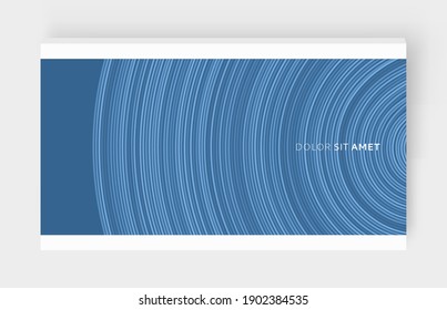 Abstract circular background with many thin lines. Many random circle with noise effect. Cover design template. Vector illustration for advertising, marketing or presentation.