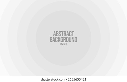 Abstract Circular Background – Soft Gray Rings on White, professional abstract background ideal for layouts and presentations.