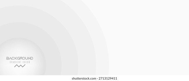Abstract Circular Background – Soft Gray Rings on White, professional abstract background ideal for layouts and presentations. vector illustration