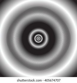 Abstract circular background. Vector art.