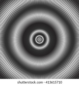 Abstract circular background. Vector art.