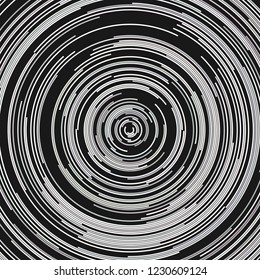 Abstract circular background - vector graphic design from half circles