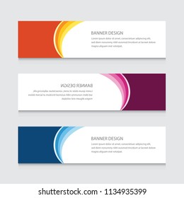 Abstract circular Banner Design Vector Template Background