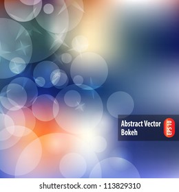 Abstract circular bokeh