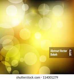 Abstract circular bokeh