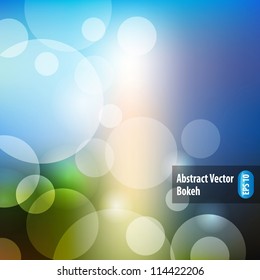 Abstract circular bokeh