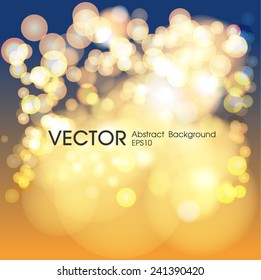 Abstract circular bokeh