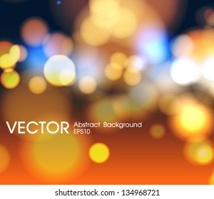 Abstract circular bokeh background