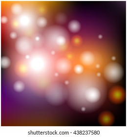 Abstract circular bokeh background of Christmaslight