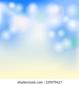 Abstract circular bokeh vector background, eps 10,  illustration.