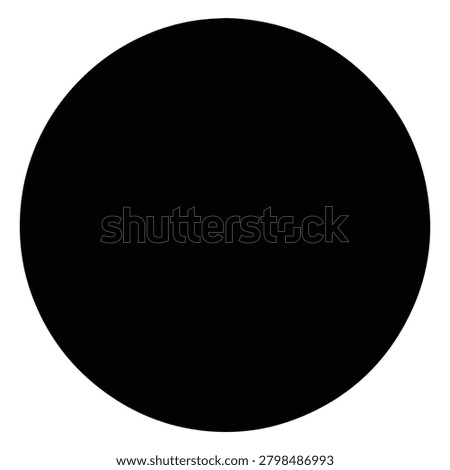 Abstract circular camera aperture icon with diaphragm blades.