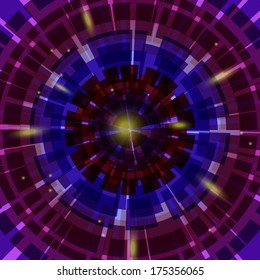 Abstract circular colorful background. Vector illustration