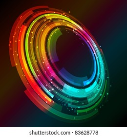 Abstract circular design background