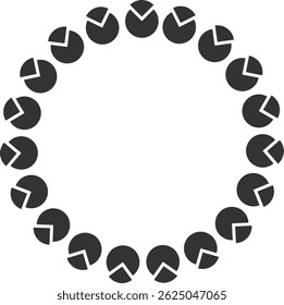 Abstract Circular Design Elements Frames