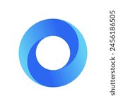 Abstract Circular design isolated on white background. Vector illustration.
