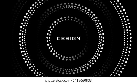 Abstract circular dots backgrounds for flyers, posters, covers, wallpapers, and other.