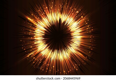 Abstract circular dynamic motion burst background, futuristic concept