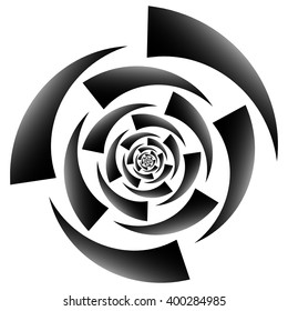 Abstract circular element
