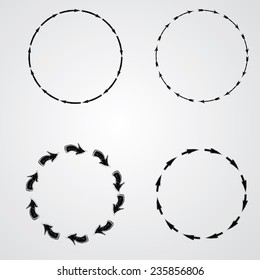 Abstract Circular Frames from Arrows.