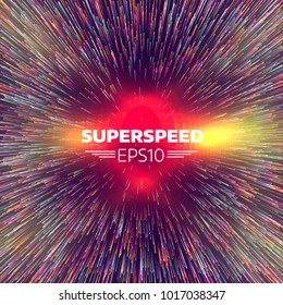 Abstract circular geometric background. Circular geometric centric motion pattern. Starburst dynamic lines or rays