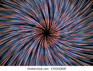 Abstract circular geometric background. Circular geometric centric motion pattern. Starburst dynamic lines or rays