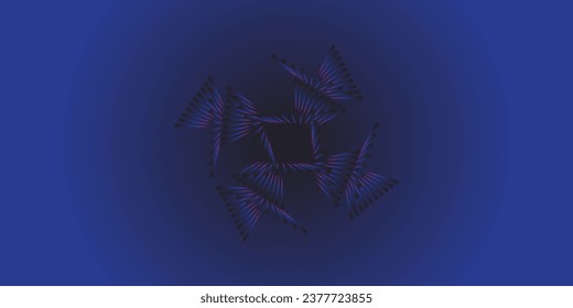 Abstract circular geometric background. Circular geometric centric motion pattern