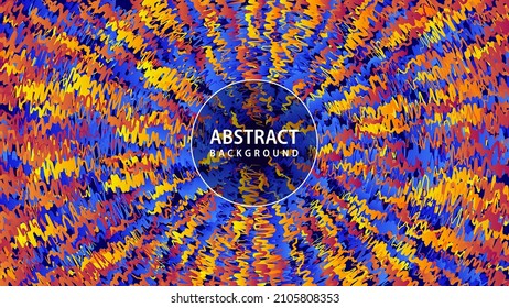 Abstract circular geometric background. Futuristic Circular geometric centric motion pattern. Colorful abstract background.