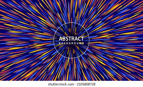 Abstract circular geometric background. Futuristic Circular geometric centric motion pattern. Colorful abstract background.