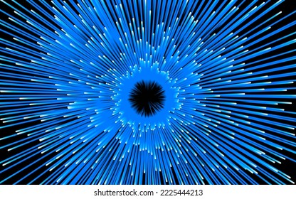 Abstract circular geometric background. Starburst dynamic centric motion pattern. lines or rays