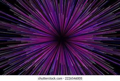 Abstract circular geometric background. Starburst dynamic centric motion pattern. lines or rays
