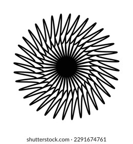 

Abstract circular geometric elements round pattern decorative vector design element illustration eps