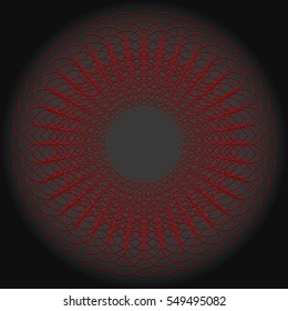 Abstract circular geometric mandala