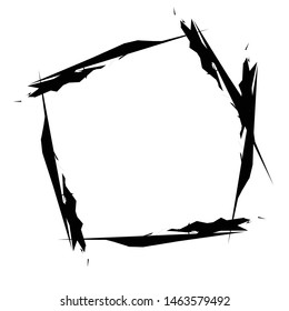 Abstract circular, geometric swirl, twirl, spiral shape. Spiral design element