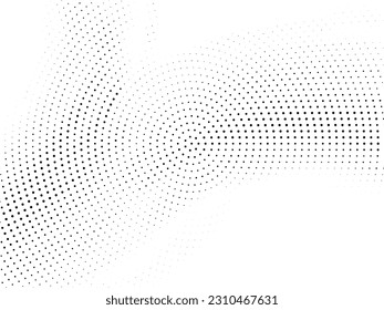 Resumen de diseño circular de medio tono elegante vector de fondo