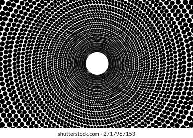 Abstrato meio-tom circular pontos fundo vetor design.