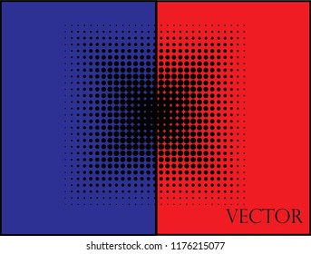 Abstract circular halftone dots form. Logo design. Vector illustration background