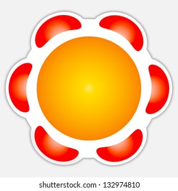 abstract circular icon