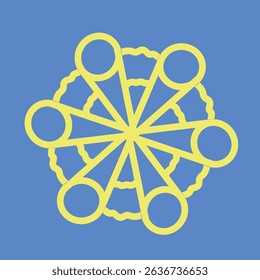 Abstract Circular Icons – Modern Geometric Line Symbols