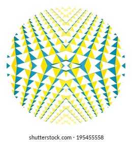 Abstract Circular Kaleidoscope Pattern