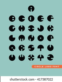 abstract circular letter logos for assisting you in creating modern sleek branding concepts and packages. 