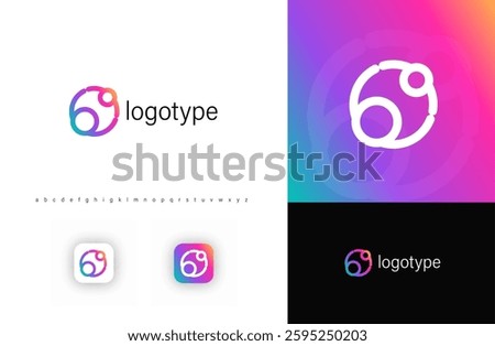 Abstract circular logo depicting parent and child, symbolizing protection, care, family bonding. Ideal for childcare services, adoption, parenting organizations, social foundations. Vector logo