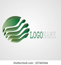 Abstract Circular Logo Design Template.  Business Technology Circle Icon .