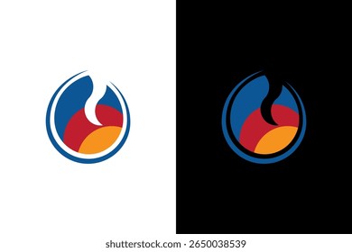 Plantilla Abstractas de diseño de logotipo circular