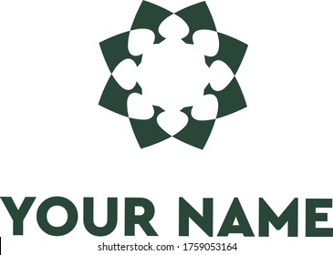 Abstract circular logo vector design that you can use for your company