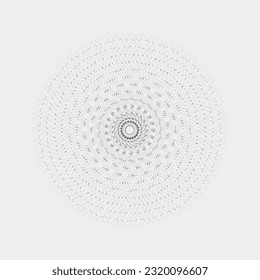 abstract circular mandala background with circles