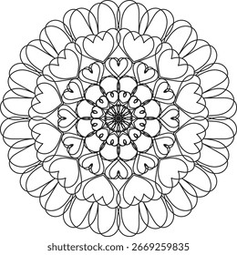 abstract  circular mandala background design