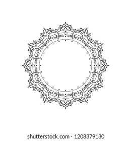 Abstract circular mandala design background