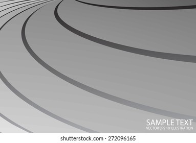 Abstract circular metallic vector background illustration - Metal vector abstract design  template