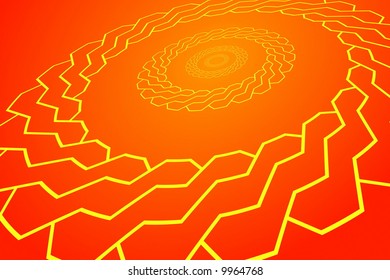 Abstract Circular Ornament