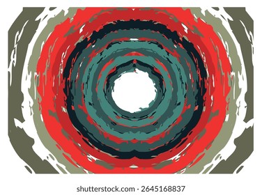 Onda de partícula circular abstrata. Portal espiral, vórtice líquido, hidromassagem, fundo hipnótico.